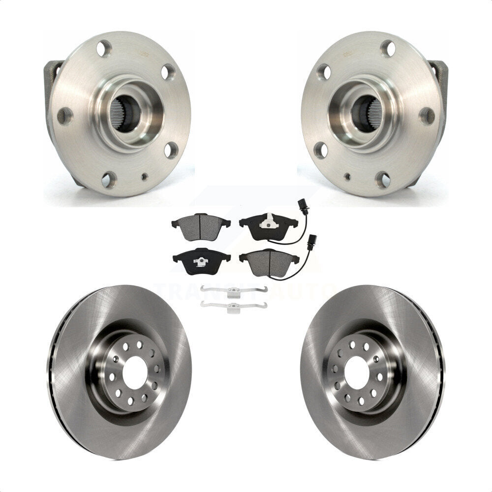 Transit Auto KBB-128021 Wheel Bearing and Hub Assembly for 2008 Volkswagen R32 - Front product image