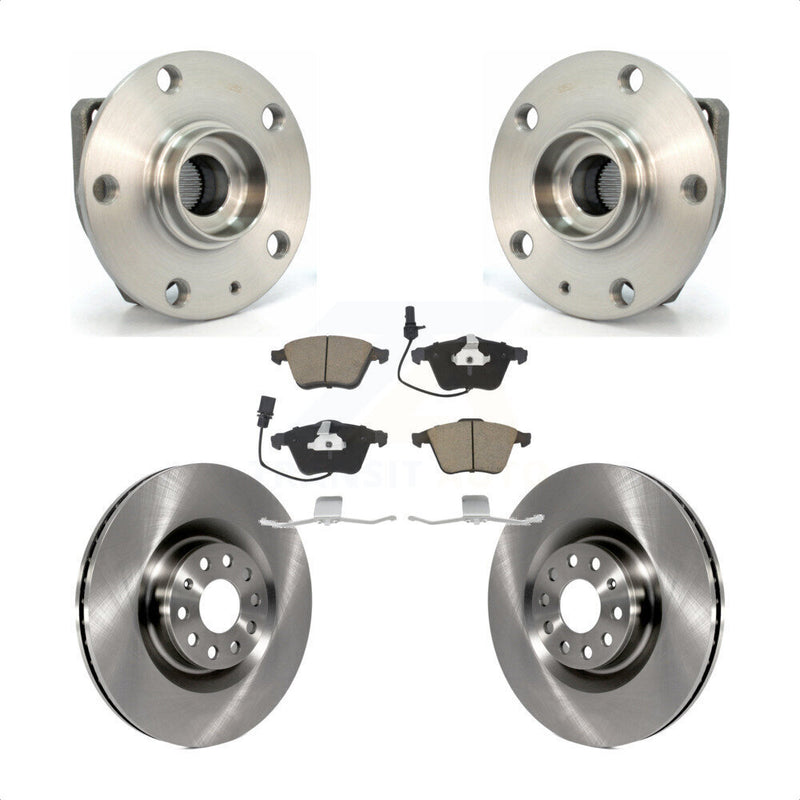 Transit Auto KBB-128034 Wheel Bearing and Hub Assembly for 2008 Volkswagen R32 - Front product image