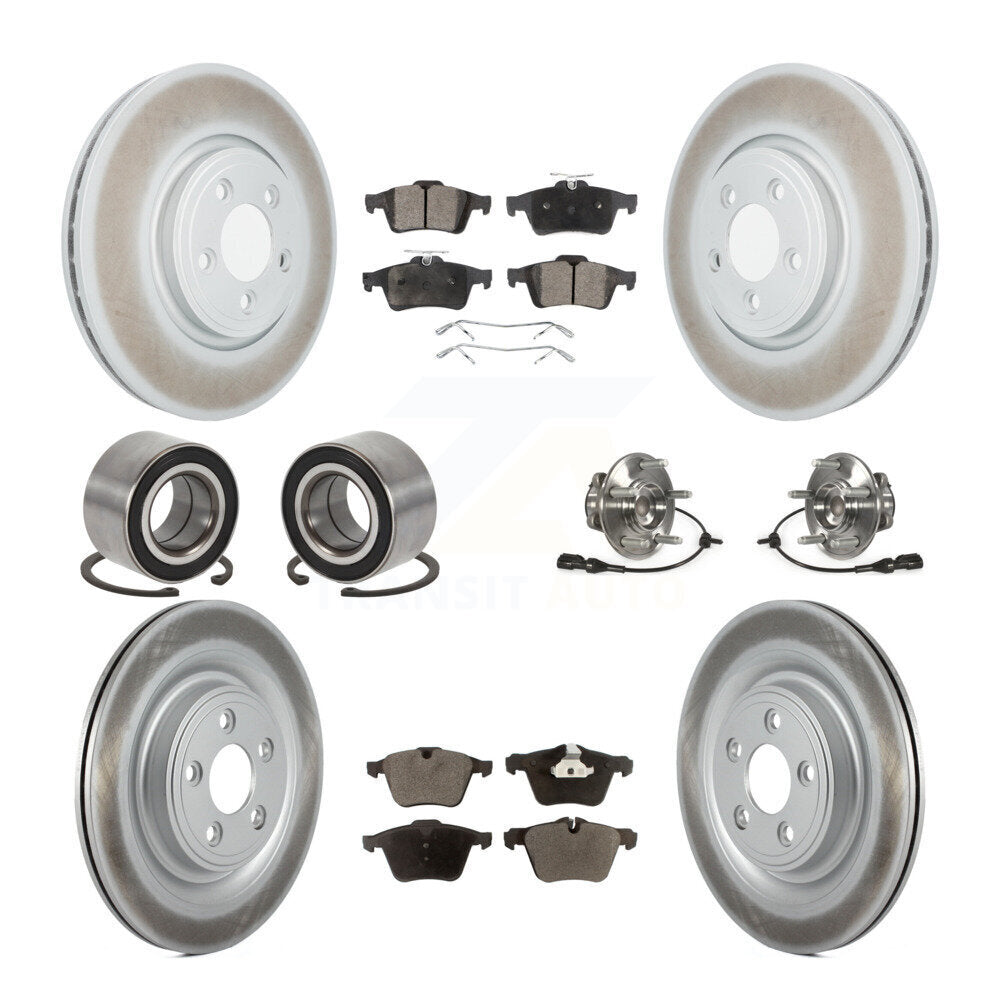 Transit Auto KBB-128056 Wheel Bearing and Hub Assembly for 2010 Jaguar XF - Front and Rear product image