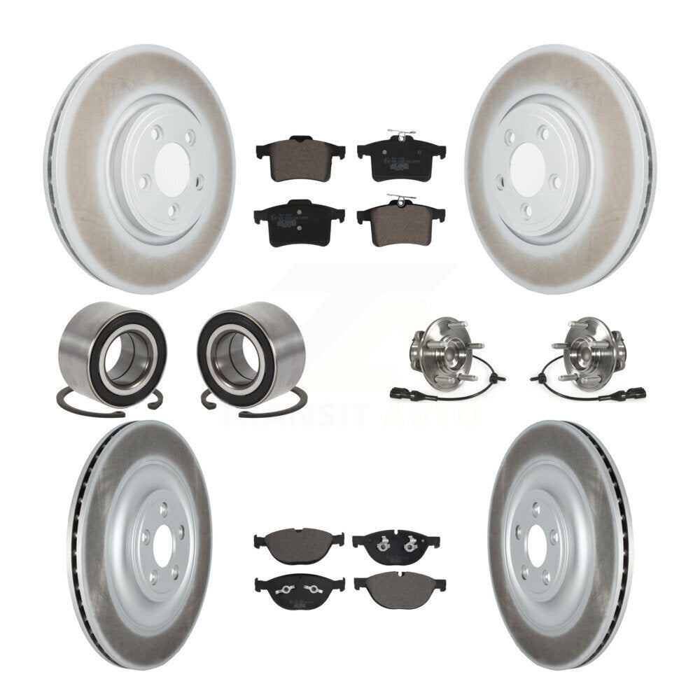 Transit Auto KBB-128057 Wheel Bearing and Hub Assembly for 2010 Jaguar XF - Front and Rear product image
