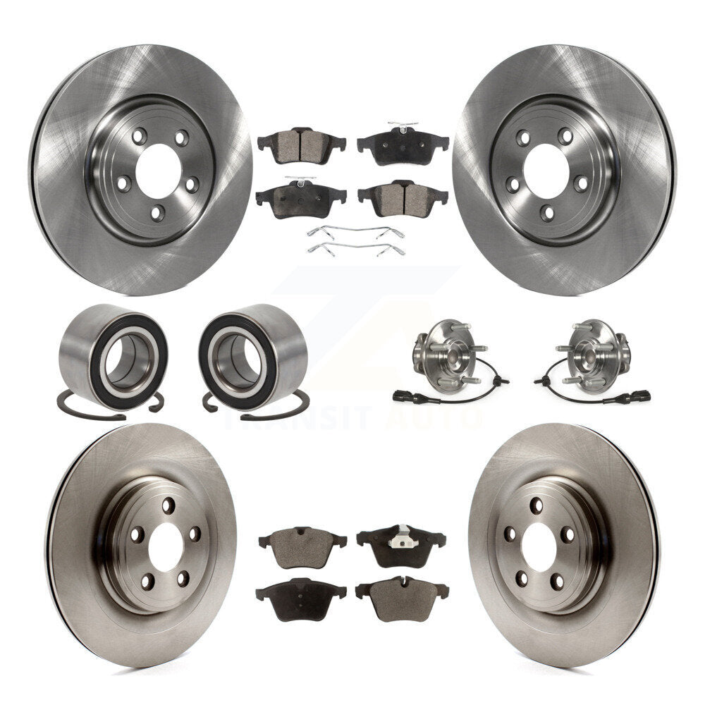 Transit Auto KBB-128059 Wheel Bearing and Hub Assembly for 2010 Jaguar XF - Front and Rear product image