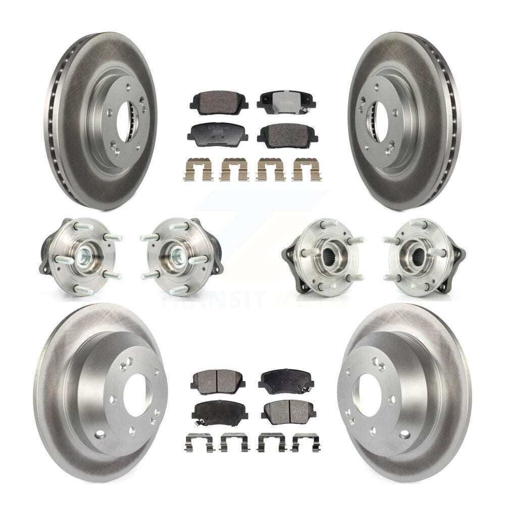 Transit Auto KBB-128384 Wheel Bearing and Hub Assembly for 2010-2013 Kia Sorento, Hyundai Santa Fe - Front and Rear product image