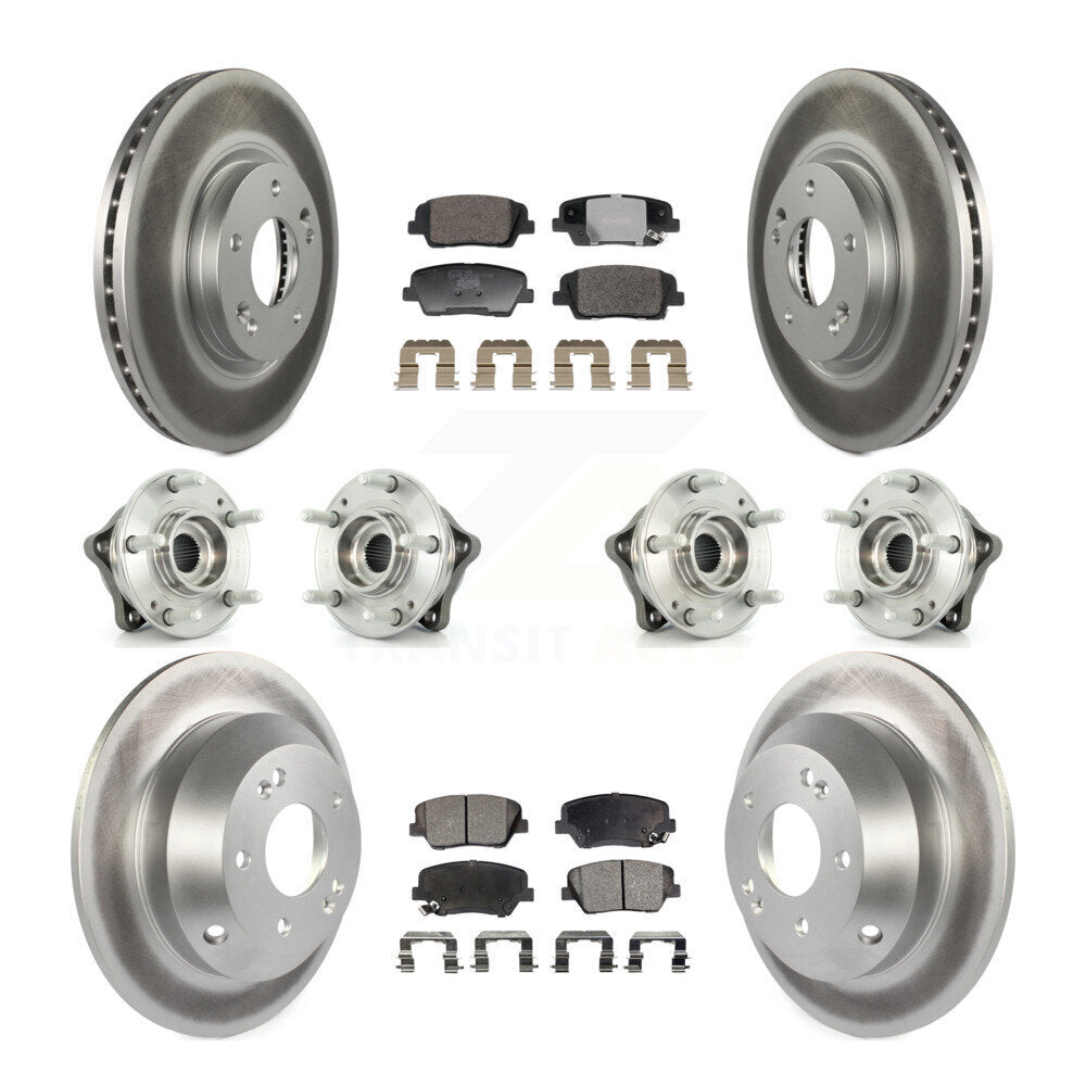 Transit Auto KBB-128385 Wheel Bearing and Hub Assembly for 2010-2013 Kia Sorento, Hyundai Santa Fe - Front and Rear product image