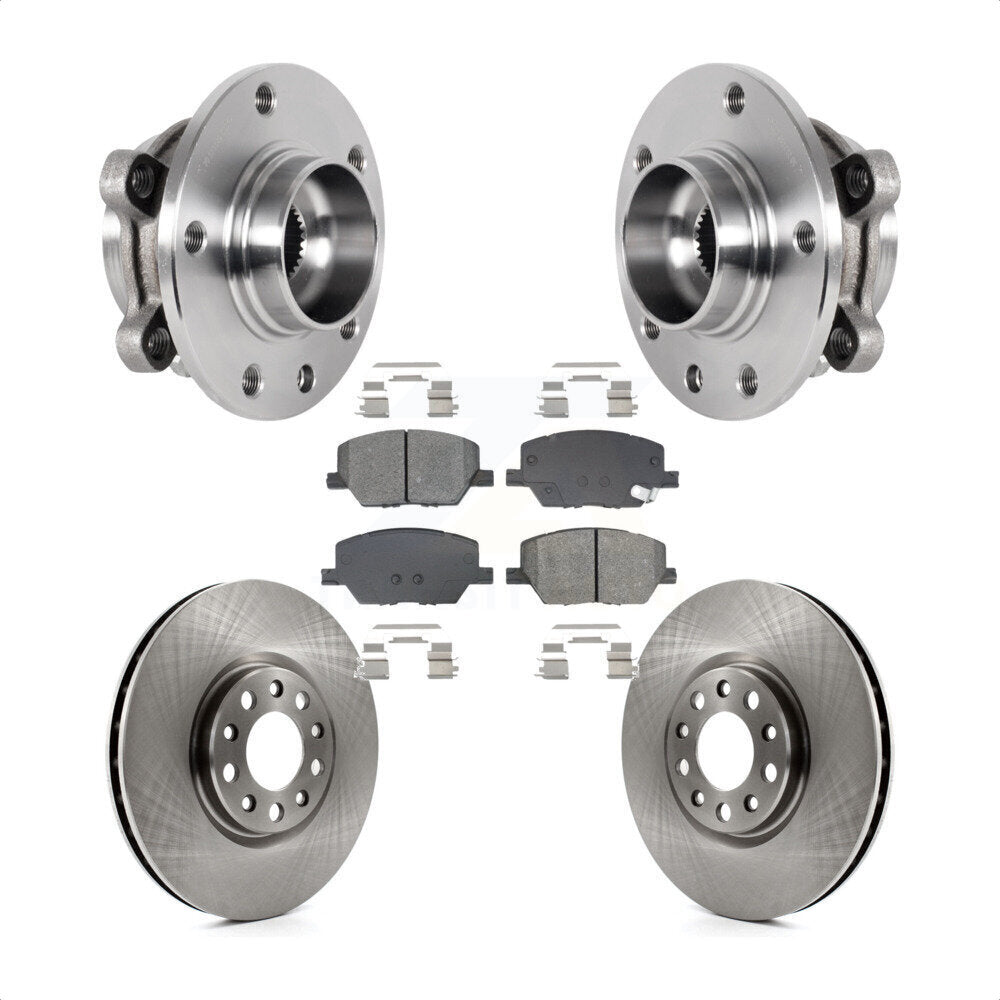 Transit Auto KBB-128490 Wheel Bearing and Hub Assembly for 2015-2022 Jeep Compass, Fiat 500X, Jeep Renegade - Front product image
