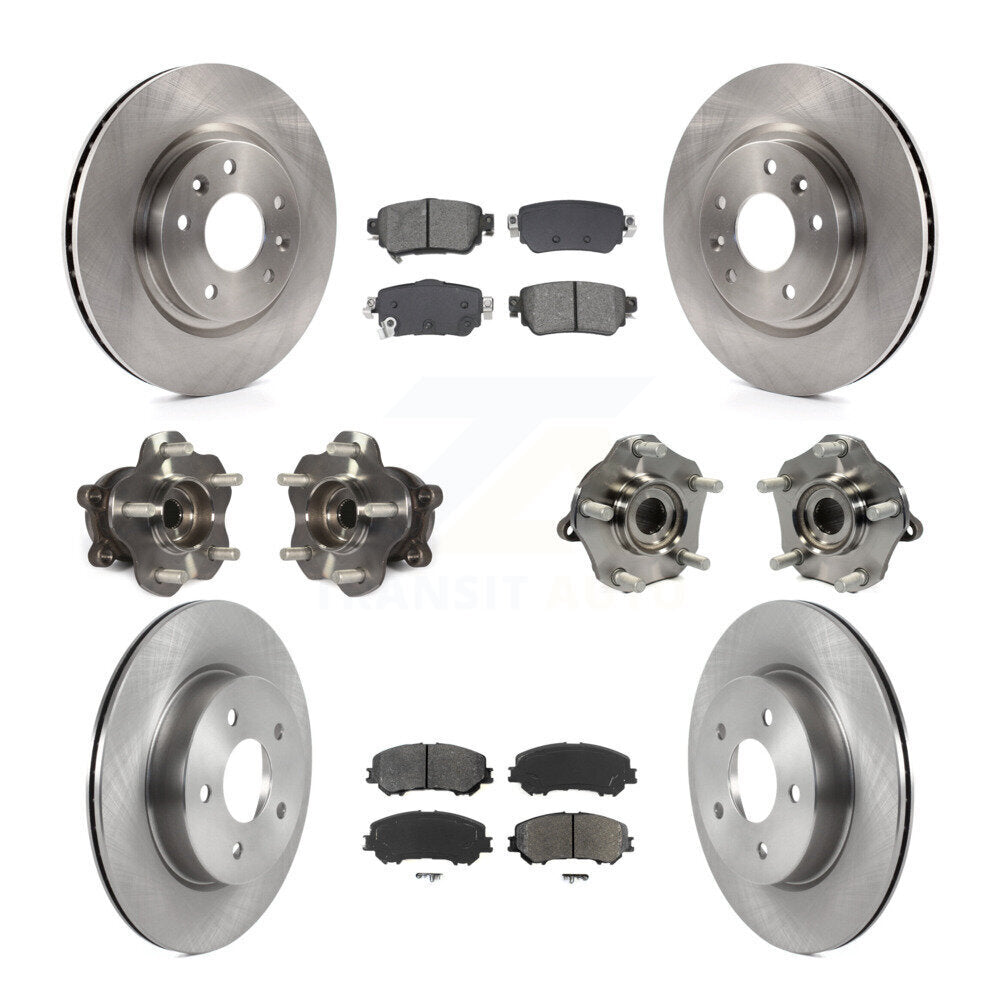 Transit Auto KBB-128560 Wheel Bearing and Hub Assembly for 2019-2022 Nissan Rogue Sport, Nissan Qashqai - Front and Rear product image