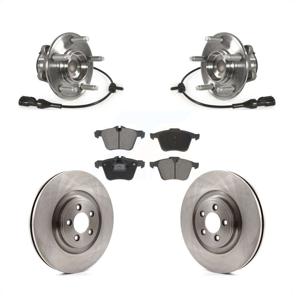 Transit Auto KBB-128575 Wheel Bearing and Hub Assembly for 2006-2018 Jaguar XJ, Jaguar XF, Jaguar XK & more - Front product image