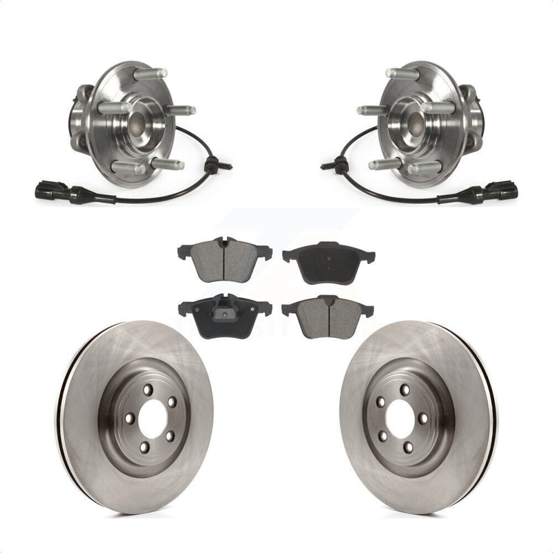 Transit Auto KBB-128575 Wheel Bearing and Hub Assembly for 2006-2018 Jaguar XJ, Jaguar XF, Jaguar XK & more - Front product image