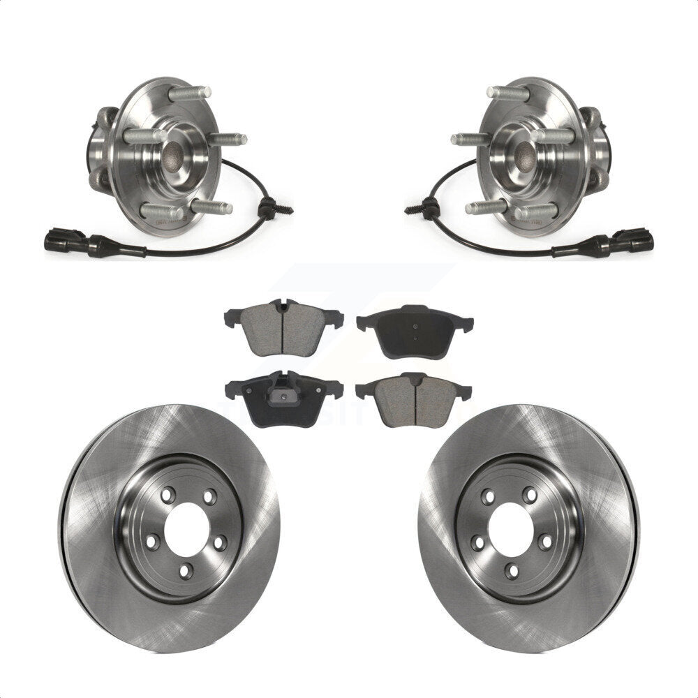 Transit Auto KBB-128576 Wheel Bearing and Hub Assembly for 2010 Jaguar XF - Front product image