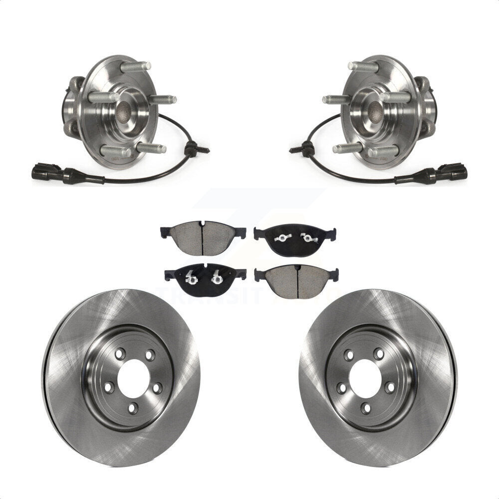 Transit Auto KBB-128577 Wheel Bearing and Hub Assembly for 2010 Jaguar XF - Front product image