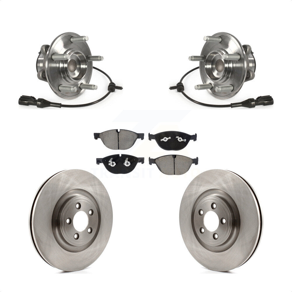 Transit Auto KBB-128578 Wheel Bearing and Hub Assembly for 2010-2017 Jaguar XJ, Jaguar XF - Front product image