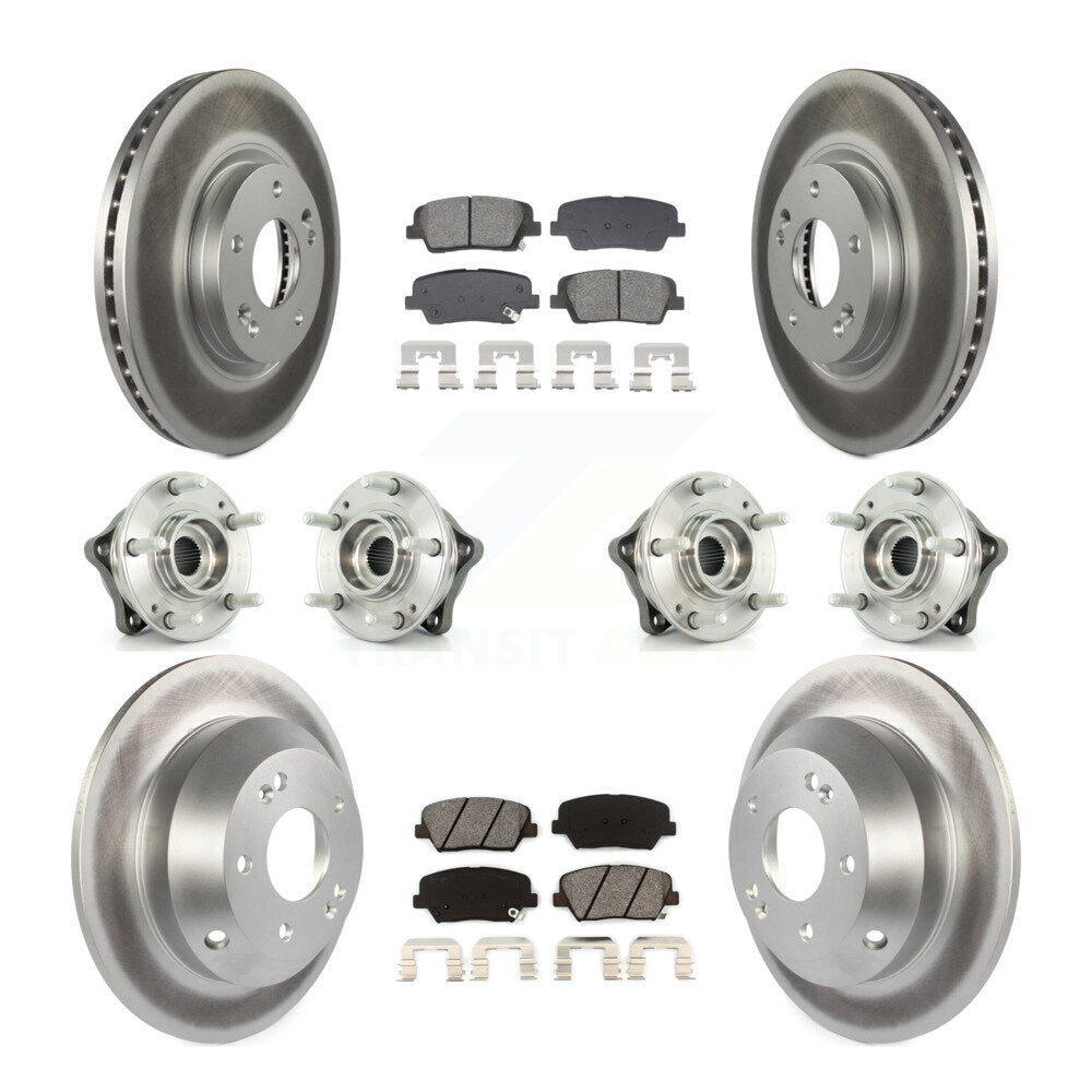 Transit Auto KBB-128675 Wheel Bearing and Hub Assembly for 2010-2013 Kia Sorento, Hyundai Santa Fe - Front and Rear product image