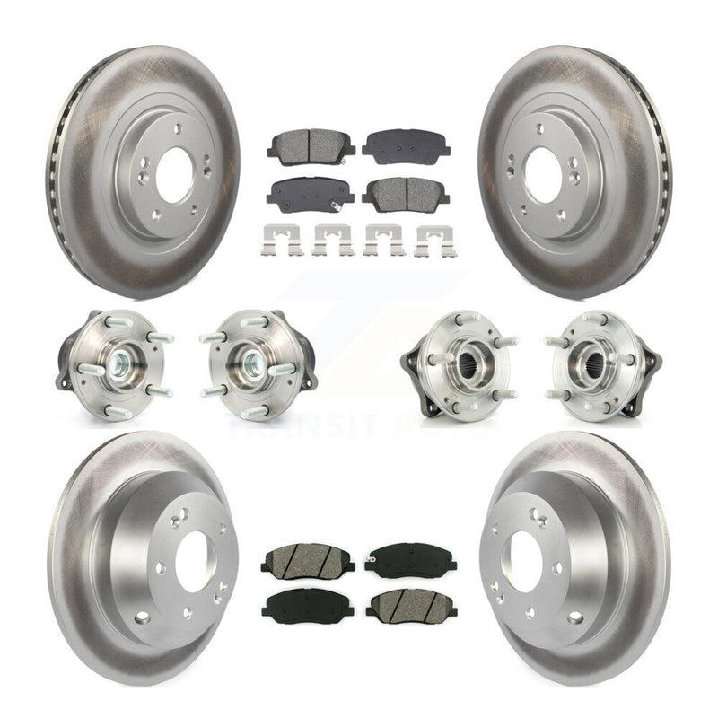 Transit Auto KBB-128676 Wheel Bearing and Hub Assembly for 2013-2015 Hyundai Santa Fe, Hyundai Santa Fe XL - Front and Rear product image