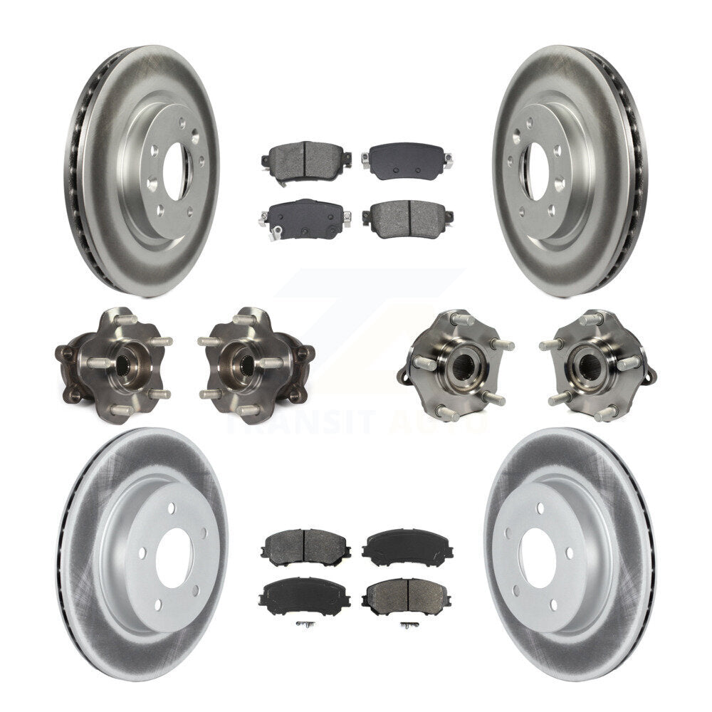 Transit Auto KBB-128689 Wheel Bearing and Hub Assembly for 2019-2022 Nissan Rogue Sport, Nissan Qashqai - Front and Rear product image