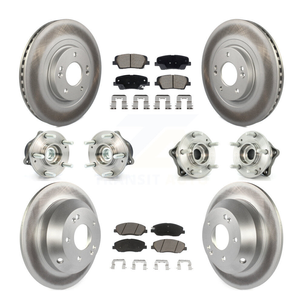 Transit Auto KBB-128728 Wheel Bearing and Hub Assembly for 2013-2015 Hyundai Santa Fe, Hyundai Santa Fe XL - Front and Rear product image