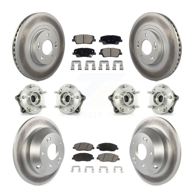 Transit Auto KBB-128729 Wheel Bearing and Hub Assembly for 2013-2015 Hyundai Santa Fe, Hyundai Santa Fe XL - Front and Rear product image