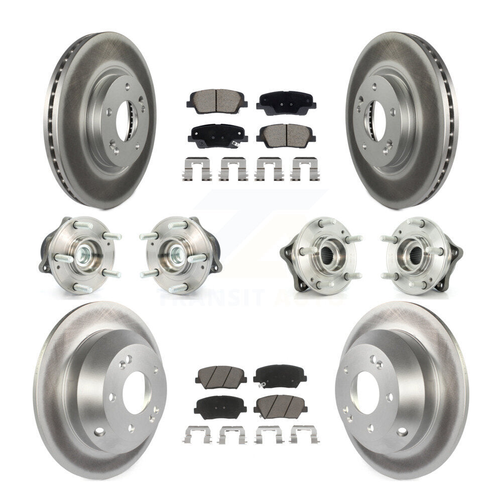 Transit Auto KBB-128736 Wheel Bearing and Hub Assembly for 2010-2013 Kia Sorento, Hyundai Santa Fe - Front and Rear product image
