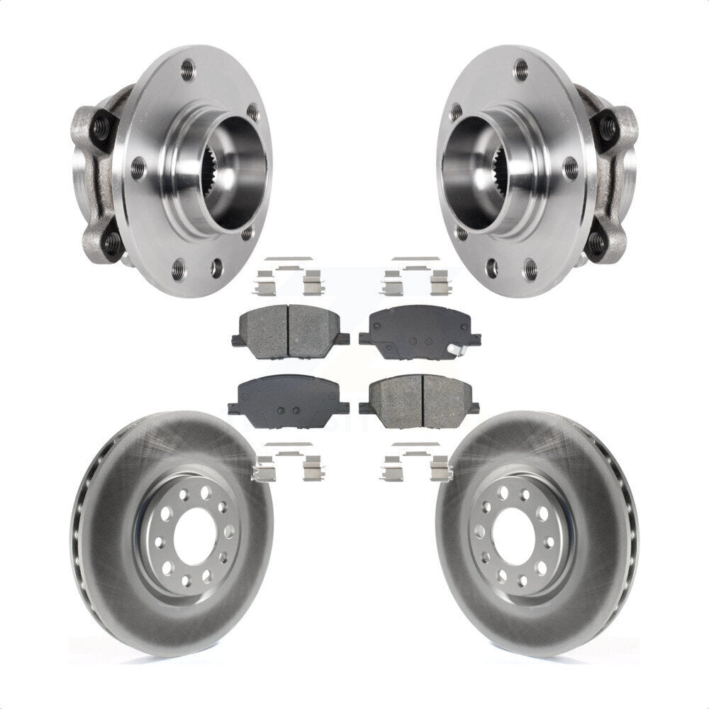 Transit Auto KBB-128762 Wheel Bearing and Hub Assembly for 2015-2022 Jeep Compass, Fiat 500X, Jeep Renegade - Front product image