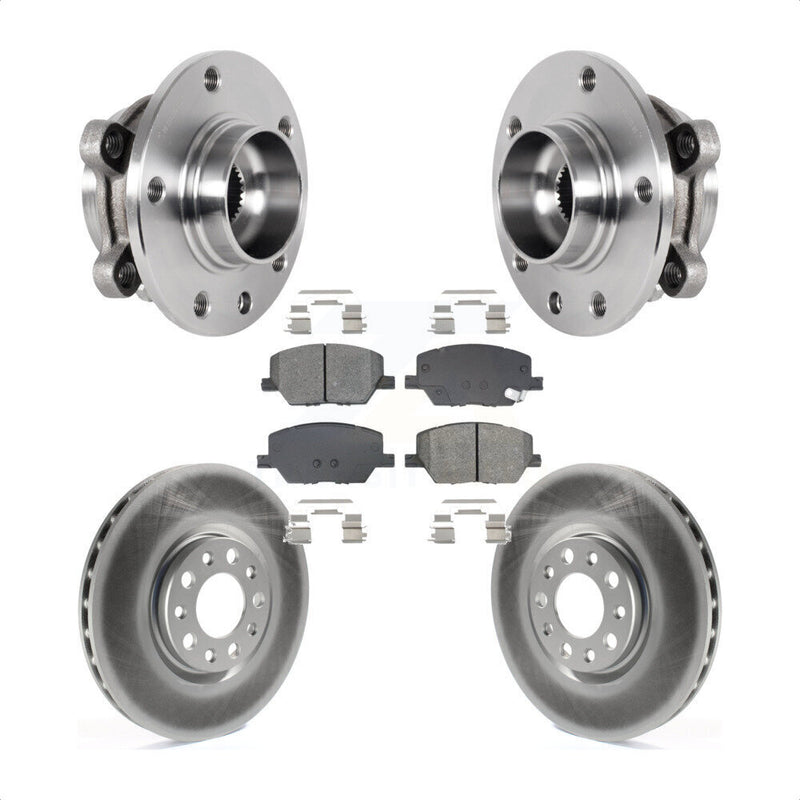Transit Auto KBB-128762 Wheel Bearing and Hub Assembly for 2015-2022 Jeep Compass, Fiat 500X, Jeep Renegade - Front product image