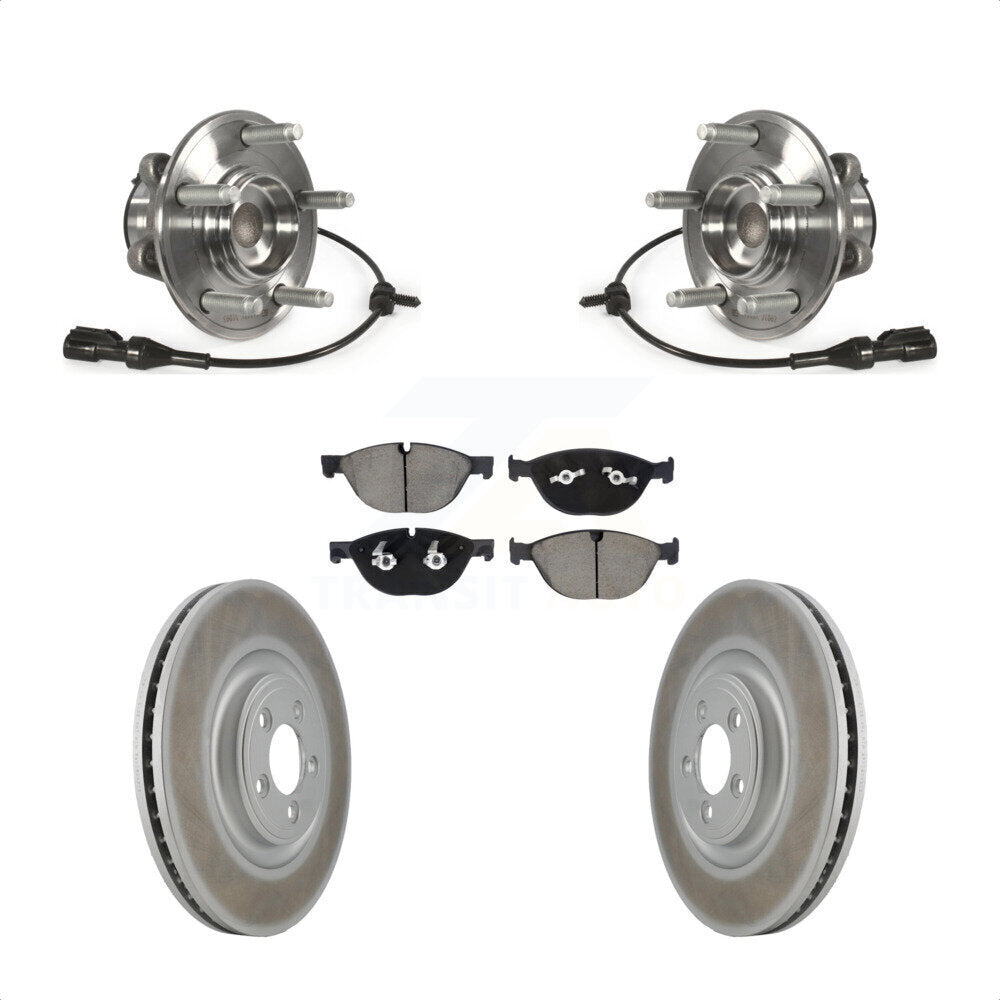 Transit Auto KBB-128775 Wheel Bearing and Hub Assembly for 2010-2017 Jaguar XJ, Jaguar XF - Front product image