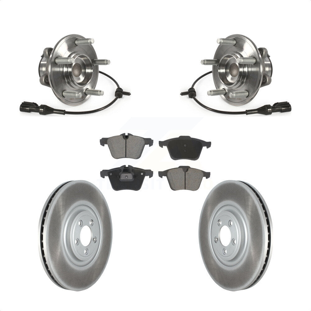 Transit Auto KBB-128776 Wheel Bearing and Hub Assembly for 2010-2017 Jaguar XJ, Jaguar XF - Front product image