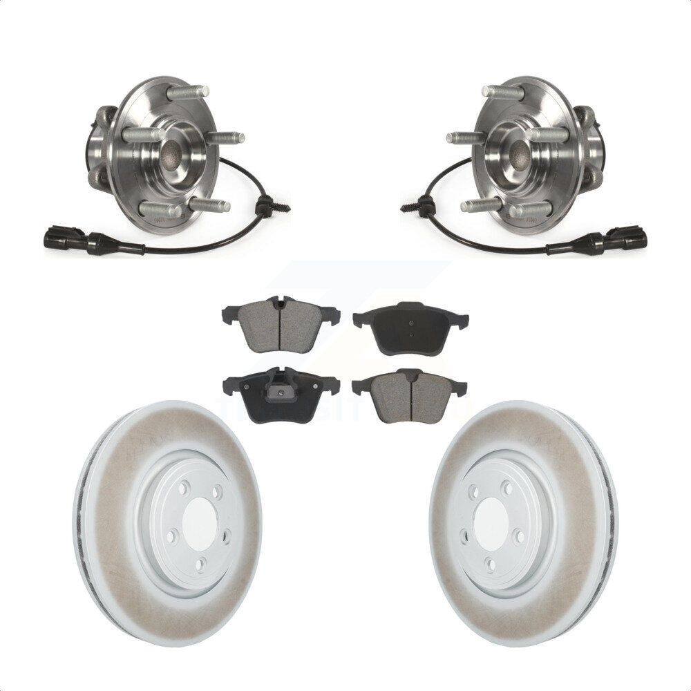 Transit Auto KBB-128777 Wheel Bearing and Hub Assembly for 2010 Jaguar XF - Front product image