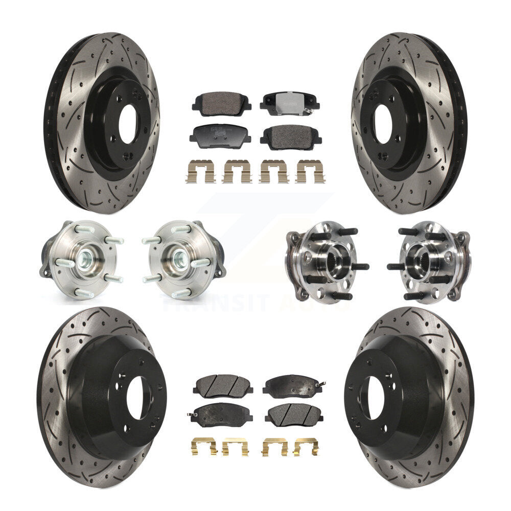 Transit Auto KBB-128805 Wheel Bearing and Hub Assembly for 2015-2016 Hyundai Santa Fe XL, Hyundai Santa Fe - Front and Rear product image