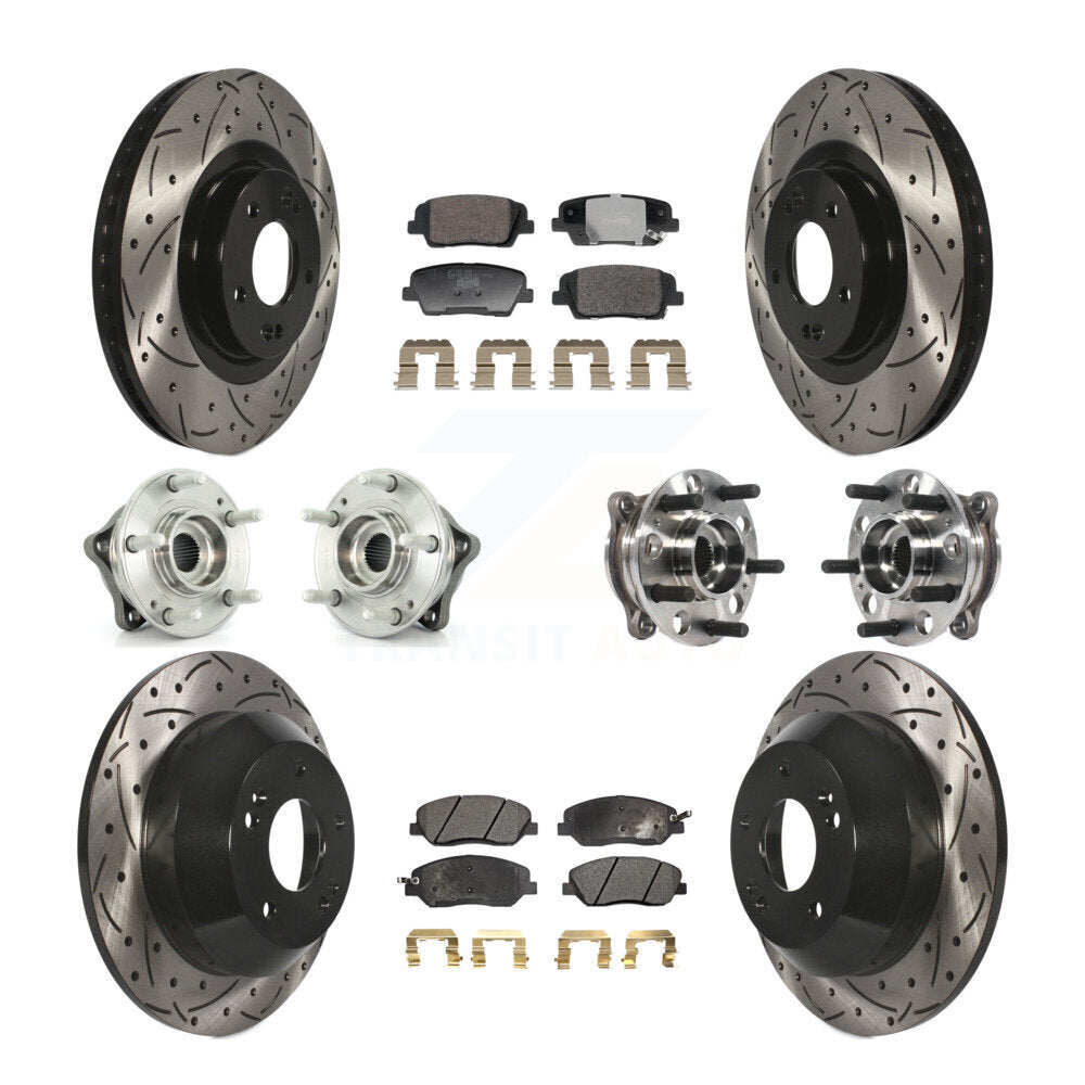 Transit Auto KBB-128806 Wheel Bearing and Hub Assembly for 2015-2016 Hyundai Santa Fe XL, Hyundai Santa Fe - Front and Rear product image