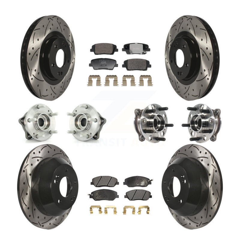 Transit Auto KBB-128806 Wheel Bearing and Hub Assembly for 2015-2016 Hyundai Santa Fe XL, Hyundai Santa Fe - Front and Rear product image