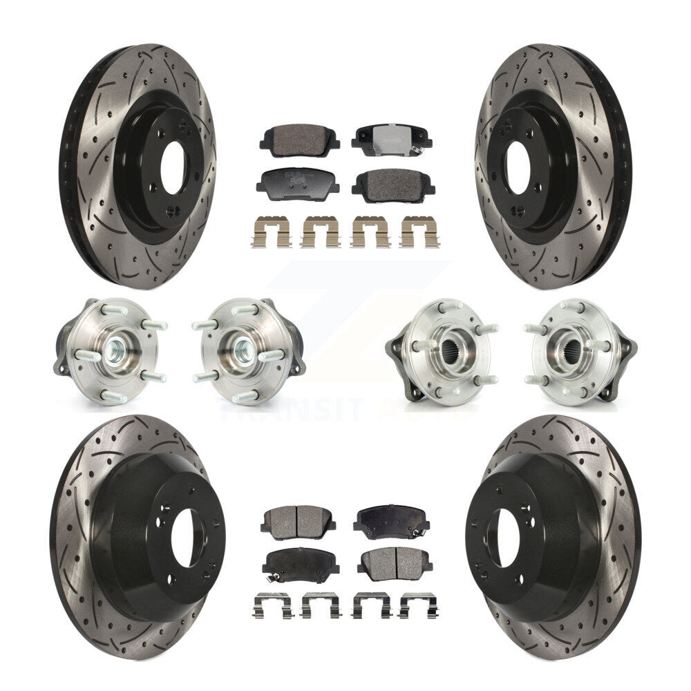 Transit Auto KBB-128807 Wheel Bearing and Hub Assembly for 2013-2015 Kia Sorento, Hyundai Santa Fe Sport - Front and Rear product image
