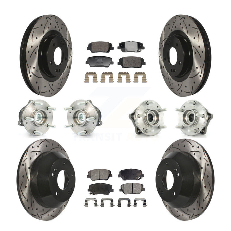 Transit Auto KBB-128807 Wheel Bearing and Hub Assembly for 2013-2015 Kia Sorento, Hyundai Santa Fe Sport - Front and Rear product image