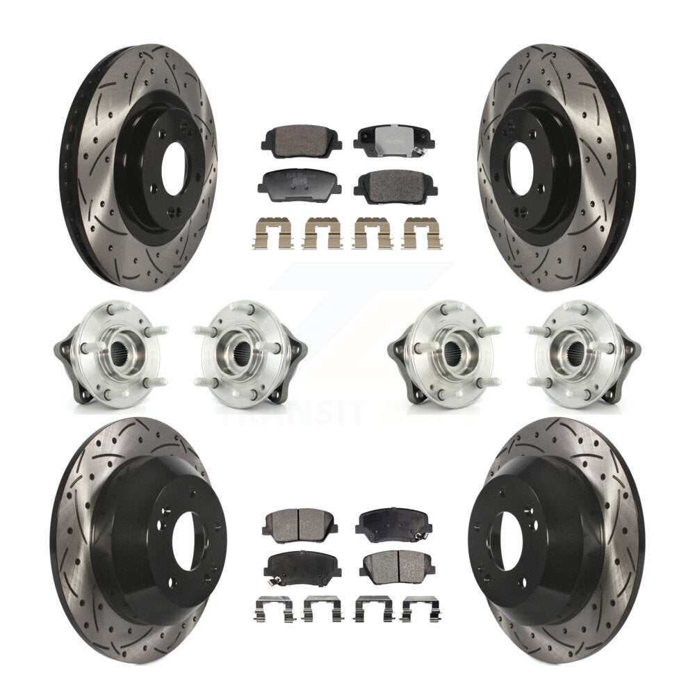 Transit Auto KBB-128808 Wheel Bearing and Hub Assembly for 2013-2015 Kia Sorento, Hyundai Santa Fe Sport - Front and Rear product image