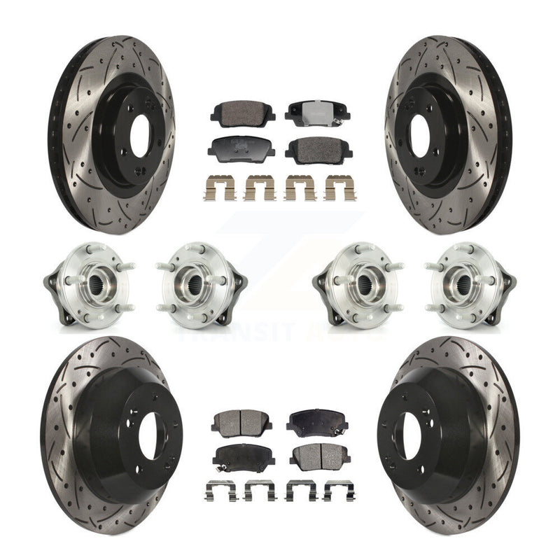Transit Auto KBB-128808 Wheel Bearing and Hub Assembly for 2013-2015 Kia Sorento, Hyundai Santa Fe Sport - Front and Rear product image