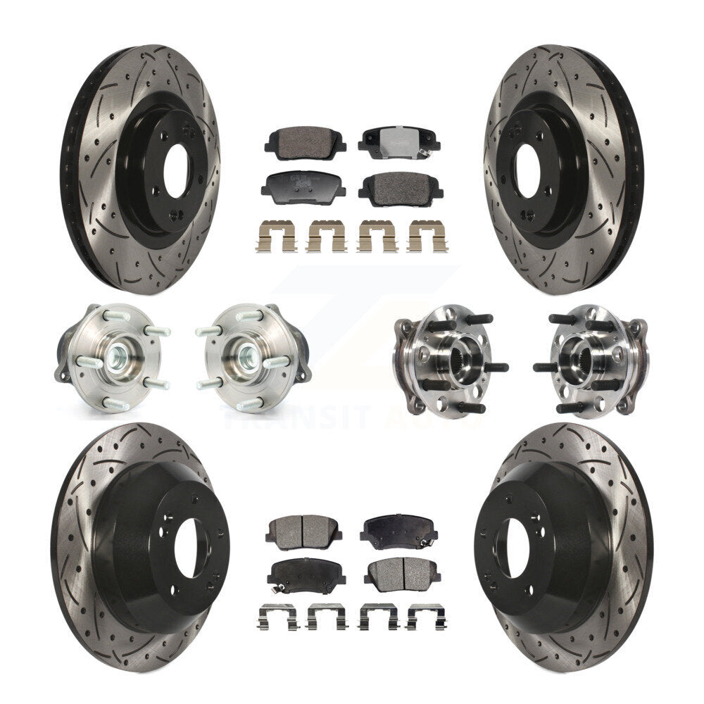 Transit Auto KBB-128809 Wheel Bearing and Hub Assembly for 2015-2016 Hyundai Santa Fe Sport - Front and Rear product image