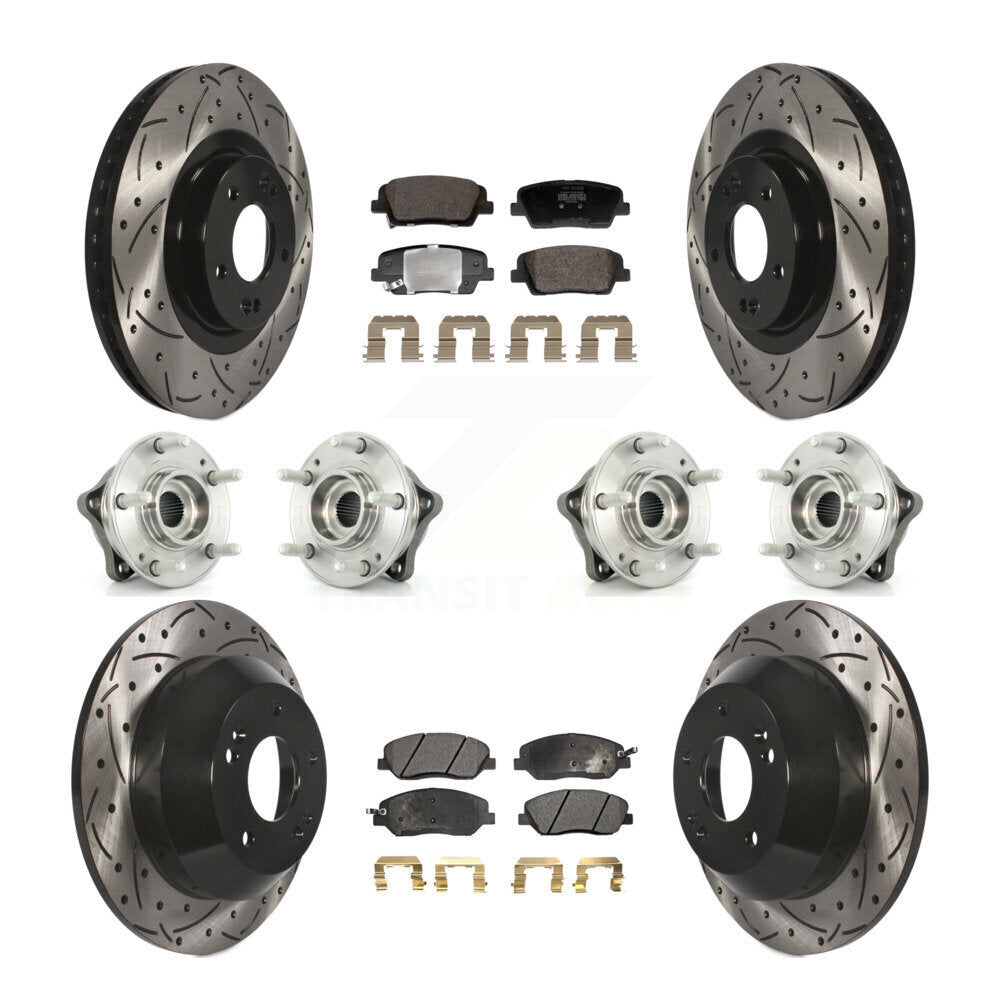 Transit Auto KBB-128835 Wheel Bearing and Hub Assembly for 2013-2015 Hyundai Santa Fe, Hyundai Santa Fe XL - Front and Rear product image