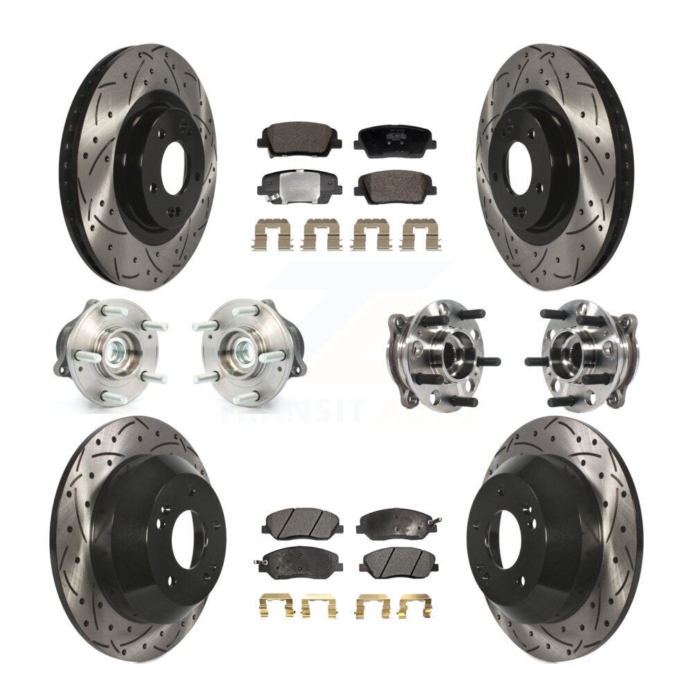 Transit Auto KBB-128836 Wheel Bearing and Hub Assembly for 2015-2016 Hyundai Santa Fe XL, Hyundai Santa Fe - Front and Rear product image