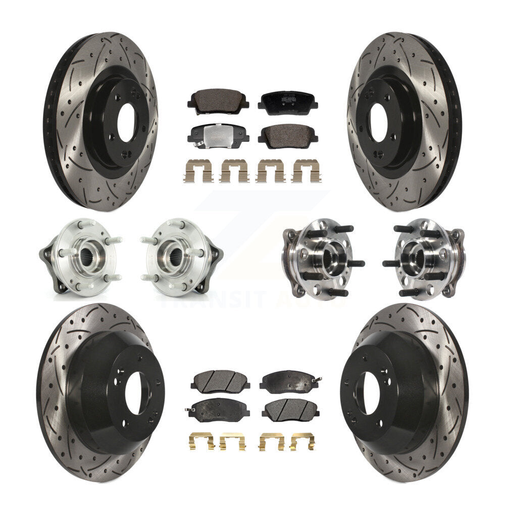 Transit Auto KBB-128837 Wheel Bearing and Hub Assembly for 2015-2016 Hyundai Santa Fe XL, Hyundai Santa Fe - Front and Rear product image