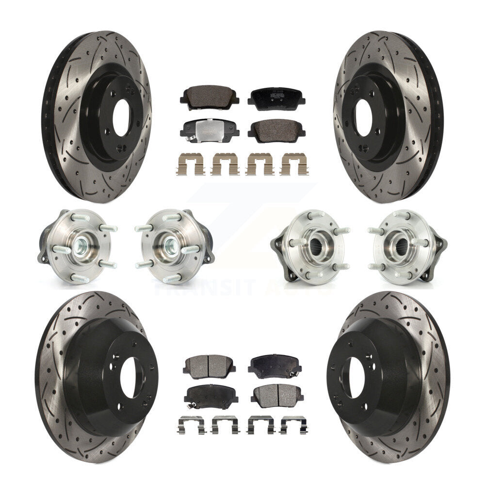 Transit Auto KBB-128838 Wheel Bearing and Hub Assembly for 2013-2015 Kia Sorento, Hyundai Santa Fe Sport - Front and Rear product image