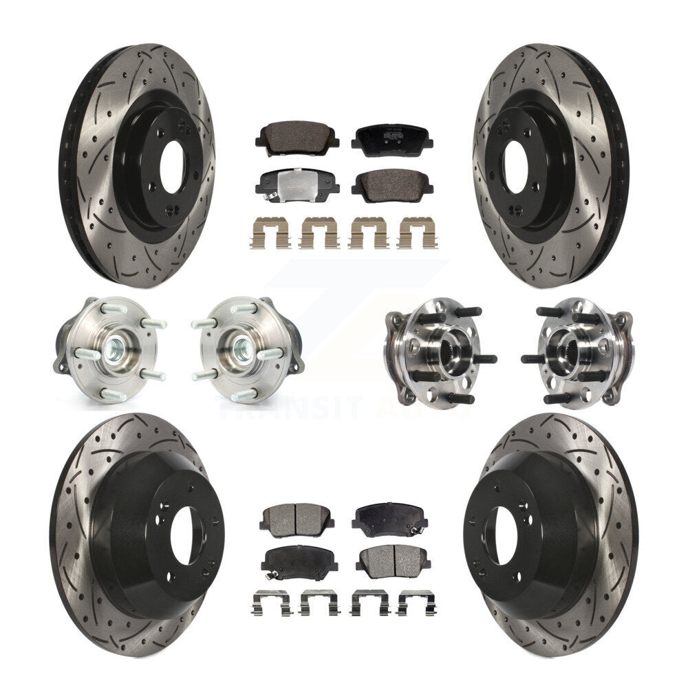 Transit Auto KBB-128840 Wheel Bearing and Hub Assembly for 2015-2016 Hyundai Santa Fe Sport - Front and Rear product image