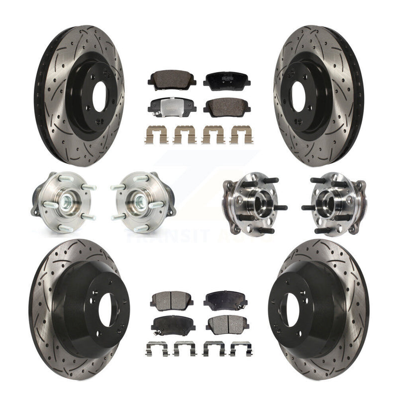Transit Auto KBB-128840 Wheel Bearing and Hub Assembly for 2015-2016 Hyundai Santa Fe Sport - Front and Rear product image
