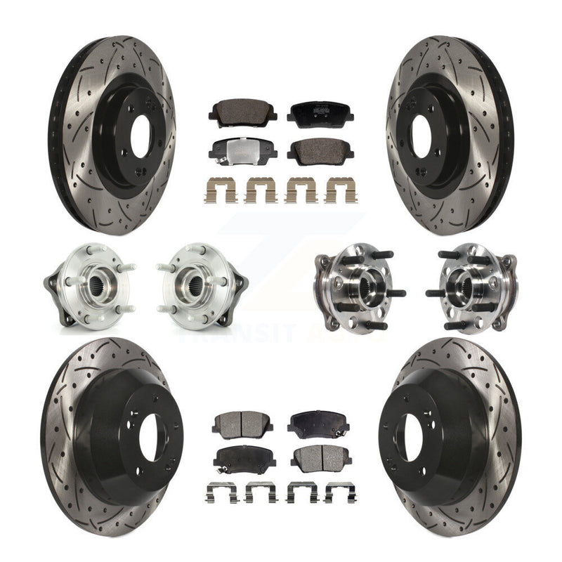 Transit Auto KBB-128841 Wheel Bearing and Hub Assembly for 2015-2016 Hyundai Santa Fe Sport - Front and Rear product image
