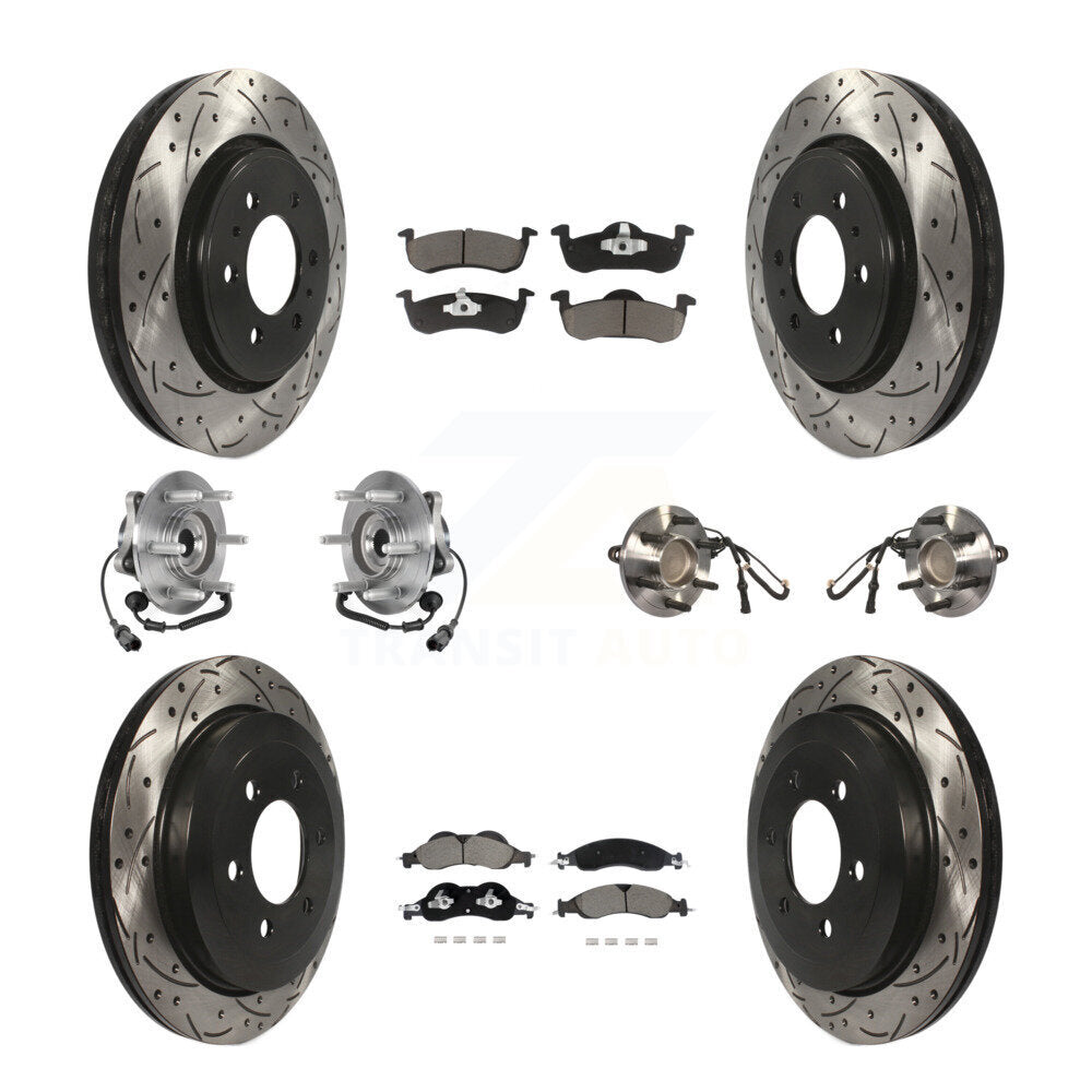 Transit Auto KBB-128845 Wheel Bearing and Hub Assembly for 2007-2009 Ford Expedition, Lincoln Navigator - Front and Rear product image