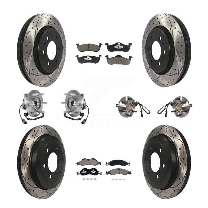 Transit Auto KBB-128845 Wheel Bearing and Hub Assembly for 2007-2009 Ford Expedition, Lincoln Navigator - Front and Rear product image