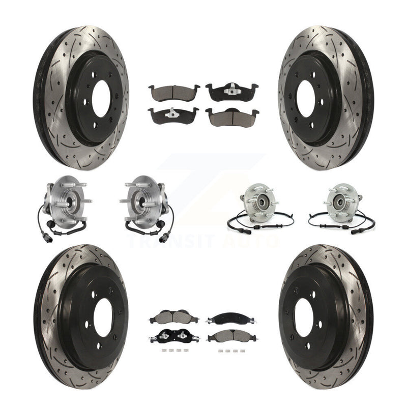 Transit Auto KBB-128846 Wheel Bearing and Hub Assembly for 2007-2009 Lincoln Navigator, Ford Expedition - Front and Rear product image