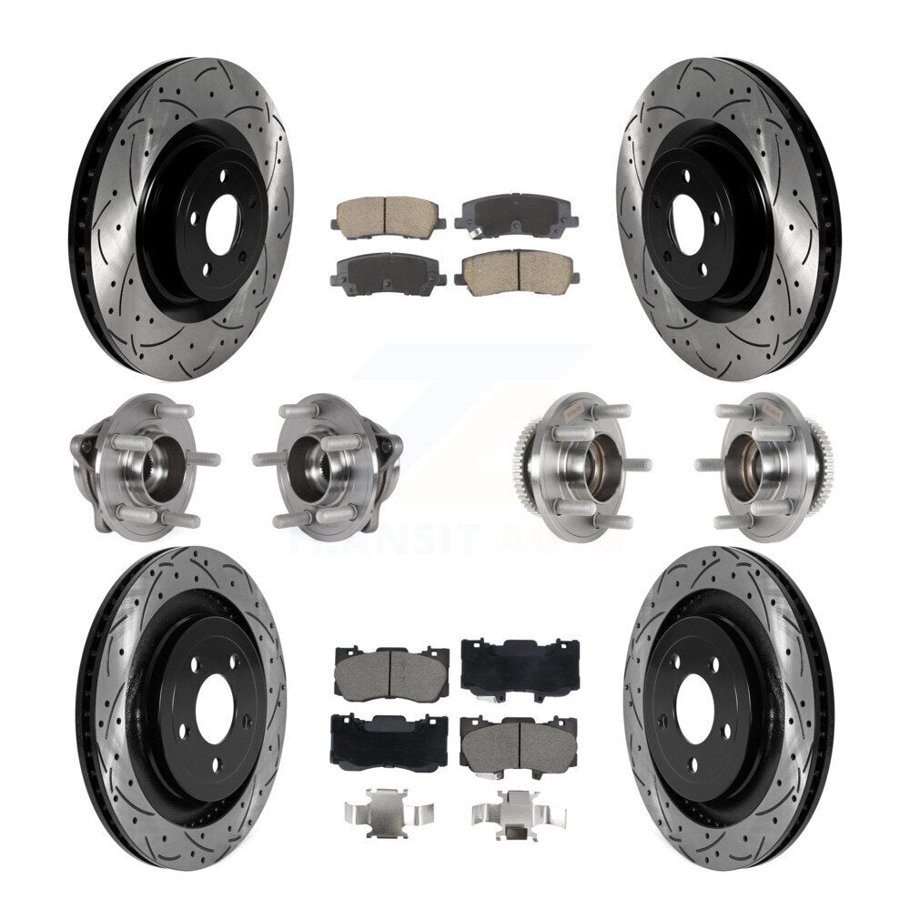 Transit Auto KBB-128850 Wheel Bearing and Hub Assembly for 2020 Ford Mustang - Front and Rear product image