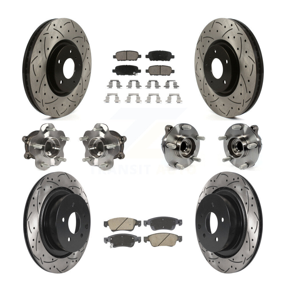 Transit Auto KBB-128862 Wheel Bearing and Hub Assembly for 2007-2015 INFINITI Q60, INFINITI G35 - Front and Rear product image