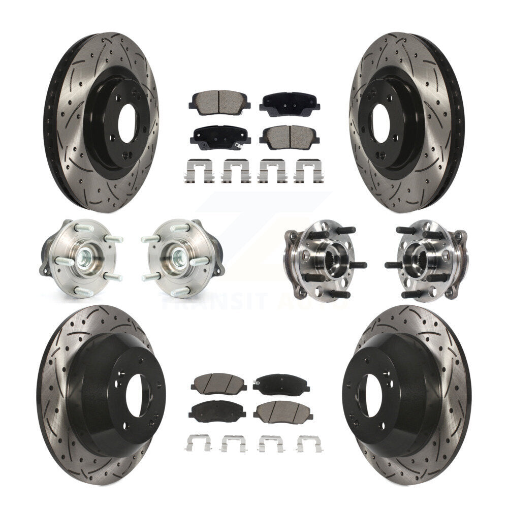 Transit Auto KBB-128871 Wheel Bearing and Hub Assembly for 2015-2016 Hyundai Santa Fe XL, Hyundai Santa Fe - Front and Rear product image