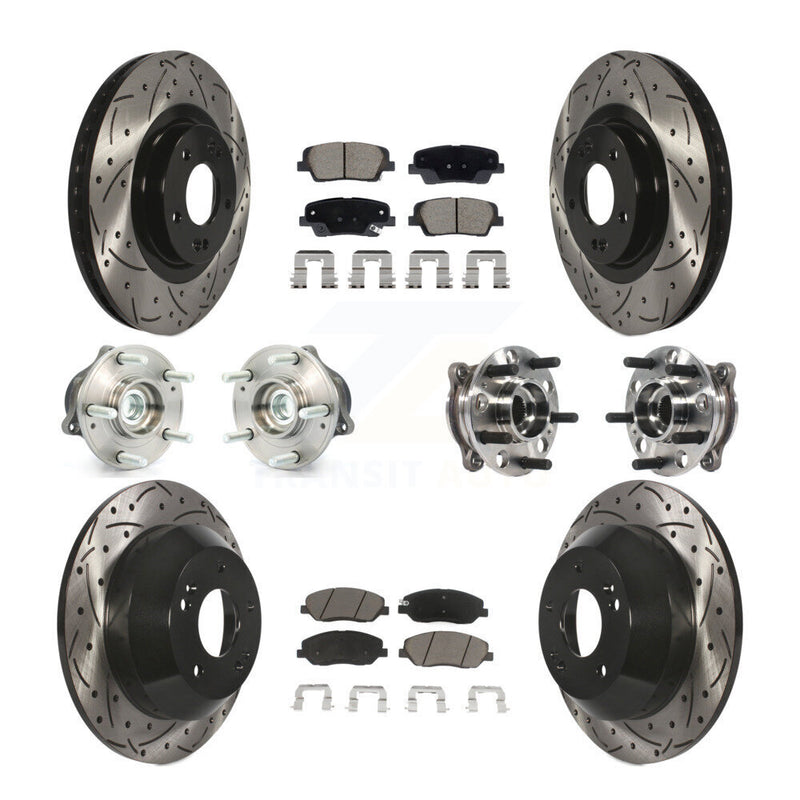 Transit Auto KBB-128871 Wheel Bearing and Hub Assembly for 2015-2016 Hyundai Santa Fe XL, Hyundai Santa Fe - Front and Rear product image
