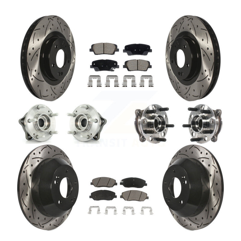 Transit Auto KBB-128872 Wheel Bearing and Hub Assembly for 2015-2016 Hyundai Santa Fe XL, Hyundai Santa Fe - Front and Rear product image