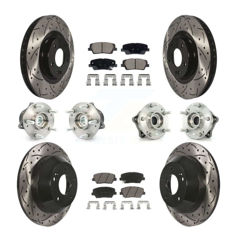 Transit Auto KBB-128873 Wheel Bearing and Hub Assembly for 2013-2015 Kia Sorento, Hyundai Santa Fe Sport - Front and Rear product image