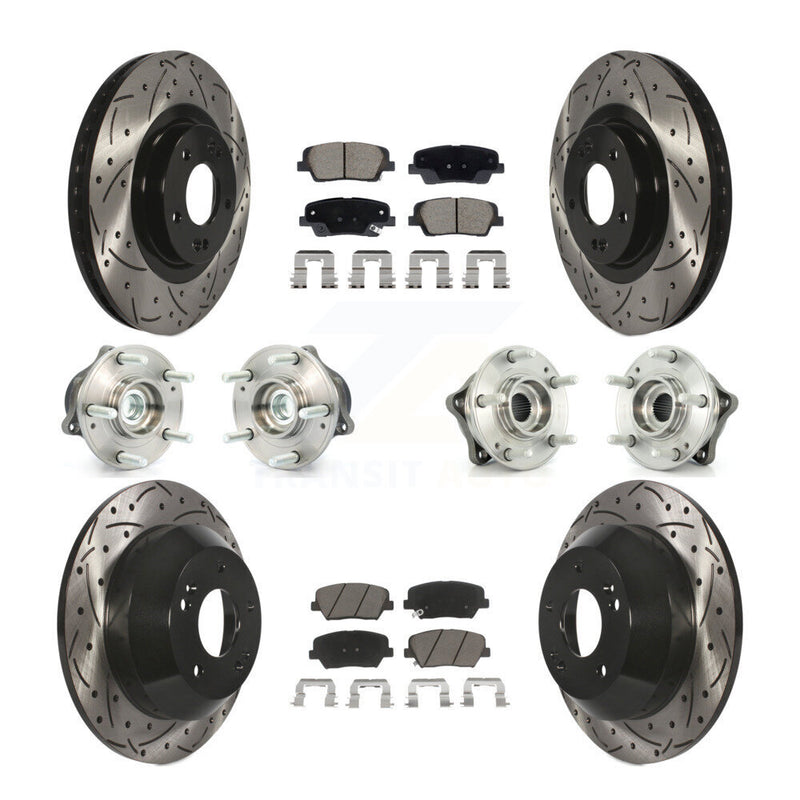 Transit Auto KBB-128873 Wheel Bearing and Hub Assembly for 2013-2015 Kia Sorento, Hyundai Santa Fe Sport - Front and Rear product image